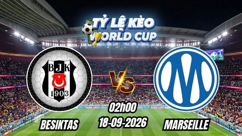Soi kèo nhà cái Besiktas vs Marseille 02h00 – 18/09/2026